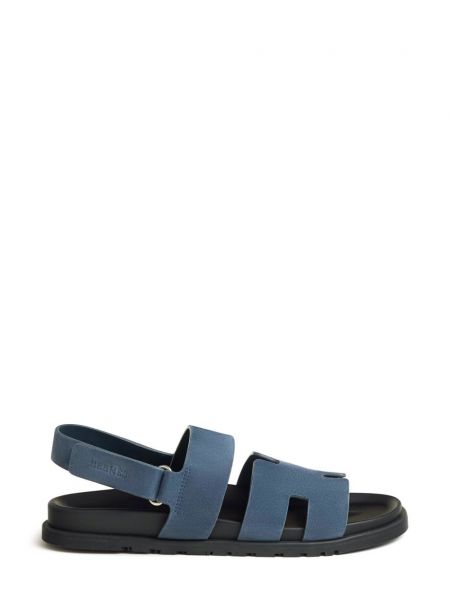 Велурени сандали Hermès Pre-owned синьо