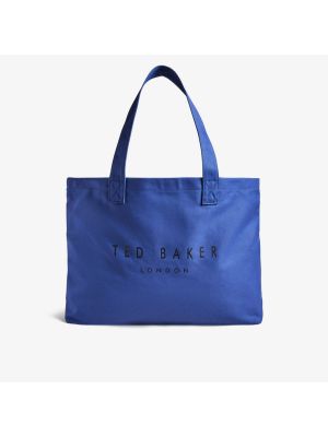 Хлопковая сумка Ted Baker синяя