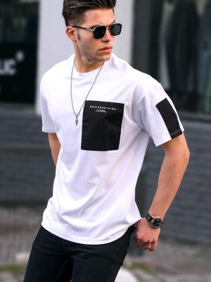 Базовая футболка с карманами Madmext белая