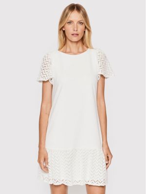 Коктейлна рокля Dkny бяло