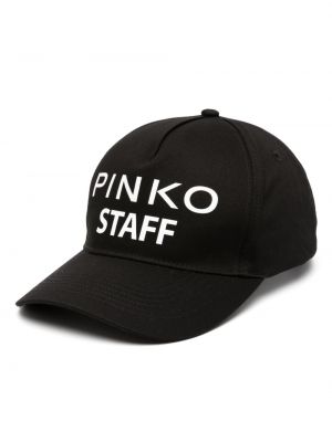 Cappello con visiera con stampa Pinko