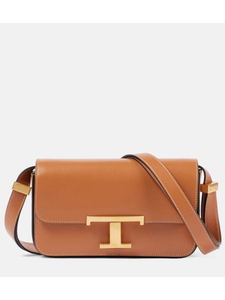 Läder crossbody väska Tod's brun