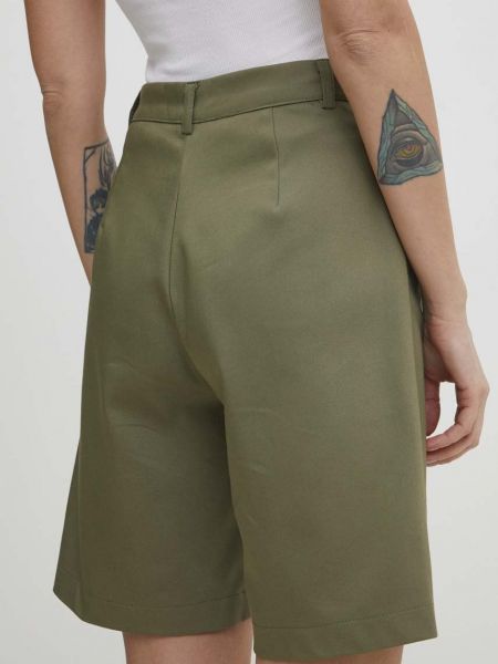 Pantaloni cu talie înaltă Answear Lab verde