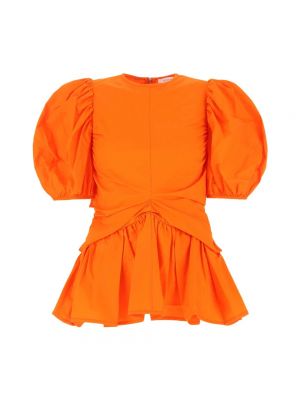 Pomarańczowa koszulka Cecilie Bahnsen