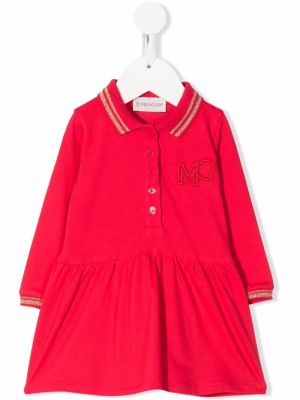 Dress for jenter Moncler Enfant rød