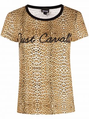 Leopard trykt t-skjorte Just Cavalli