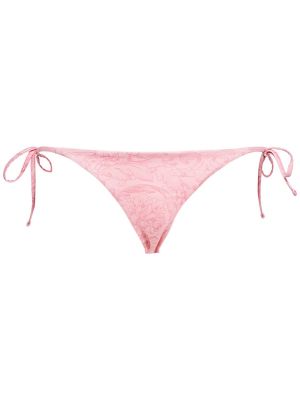 Bikini s printom Versace ružičasta
