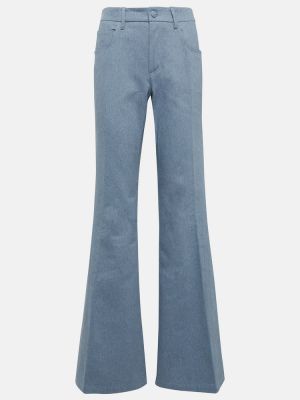 Jeans a zampa a vita alta Gabriela Hearst blu