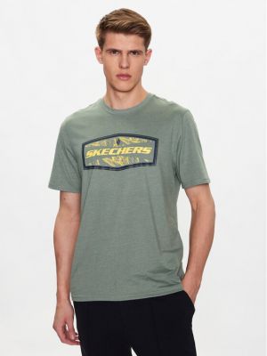 T-shirt Skechers verde