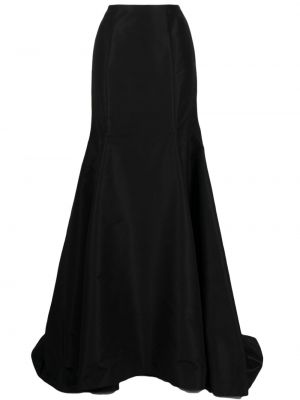 Hodvábna sukňa Oscar De La Renta čierna