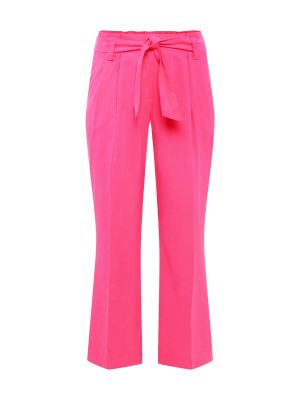 Πλισέ παντελόνι Esprit Curves ροζ
