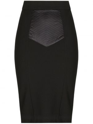 Midi suknja Dolce & Gabbana crna