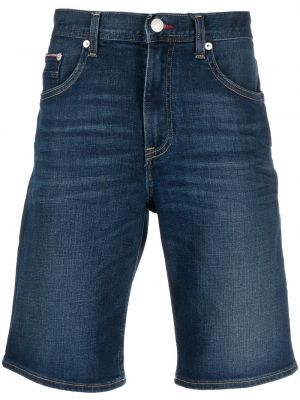 Kratke jeans hlače Tommy Hilfiger modra