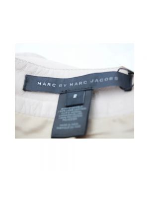 Falda de cuero Marc Jacobs Pre-owned blanco