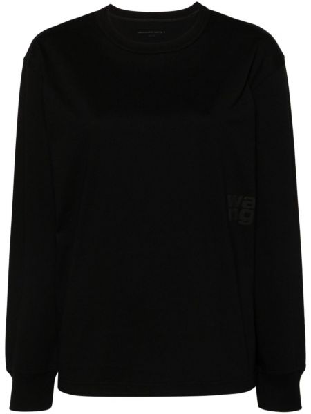 Langærmet t-shirt Alexander Wang sort