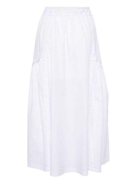 Spódnica midi bawełniana Isabel Benenato biała