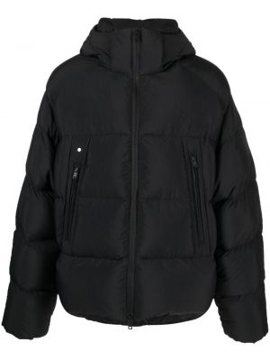 Παλτό με κουκούλα Y-3 μαύρο