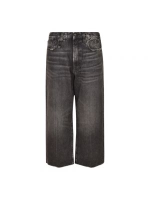 Luźne jeansy R13 - Сzarny