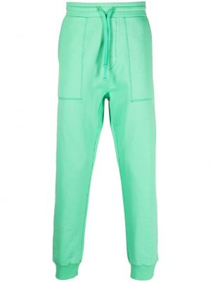 Pantalones de chándal ajustados de cintura alta Nanushka verde