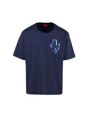 Koszulka Ferrari niebieska