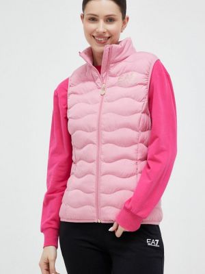 Куртка без рукавов Ea7 Emporio Armani розовая