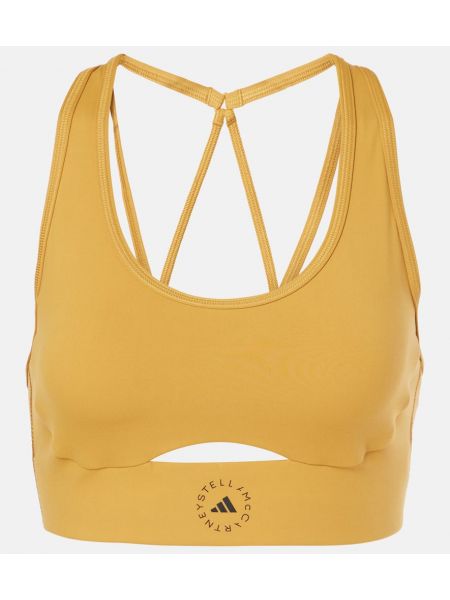 Spor dalları sütyen Adidas By Stella Mccartney sarı