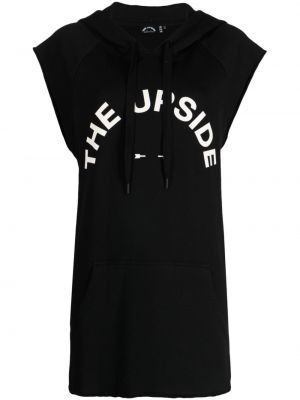 Hoodie con stampa The Upside nero