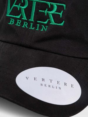 Czapka z daszkiem bawełniana Vertere Berlin czarna