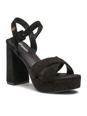Sandale mit absatz mit hohem absatz Refresh schwarz