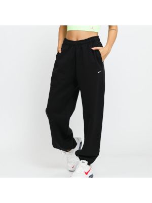 Fleecové sportovní kalhoty s kapsami Nike - bílá