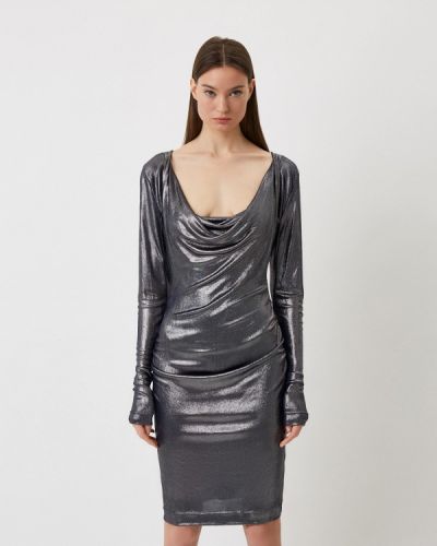 Вечернее платье Vivienne Westwood, серебряное