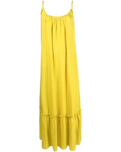 Μάξι φόρεμα P.a.r.o.s.h. κίτρινο