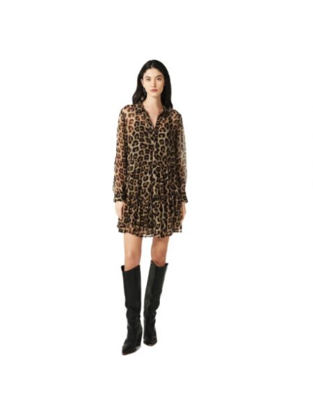 Kleid mit leopardenmuster Ba&sh