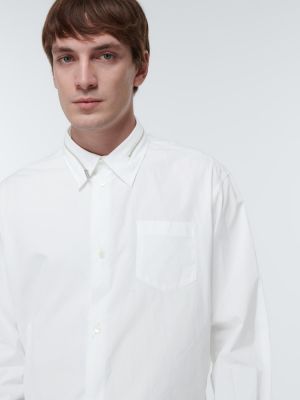 Camicia di cotone Undercover bianco