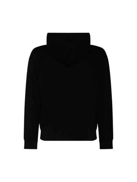 Sudadera con capucha de algodón Jil Sander negro