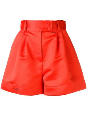 Pantalones cortos de cintura alta Styland naranja