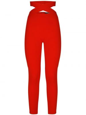 Leggings Dolce & Gabbana roșu