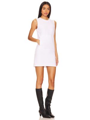 Mini vestido sin mangas Norma Kamali blanco