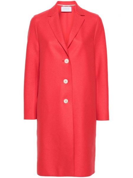 Μάλλινο παλτό με κουμπιά Harris Wharf London ροζ