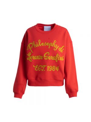 Sweatshirt Philosophy Di Lorenzo Serafini rot