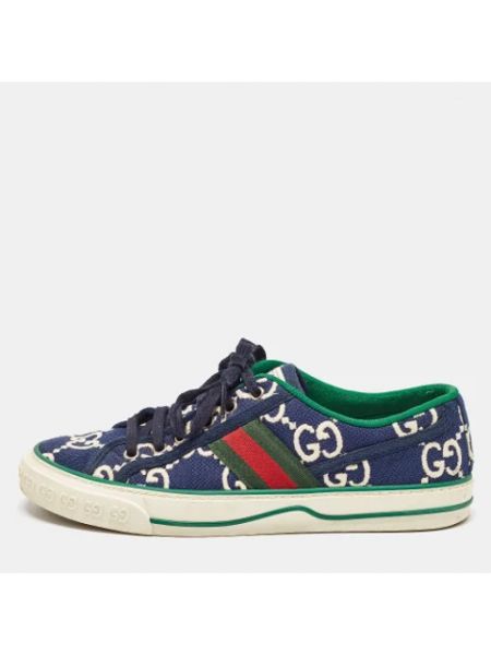 Sneakersy Gucci Vintage niebieskie