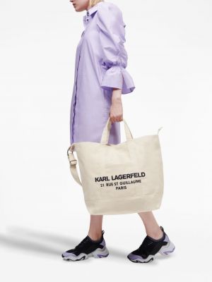 Shopper Karl Lagerfeld beige