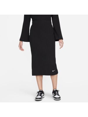 Falda de tela jersey Nike negro