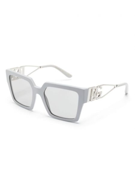 Szare okulary przeciwsłoneczne Dolce & Gabbana Eyewear