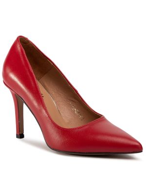 Nizki čevlji s peto z visoko peto R.polański rdeča