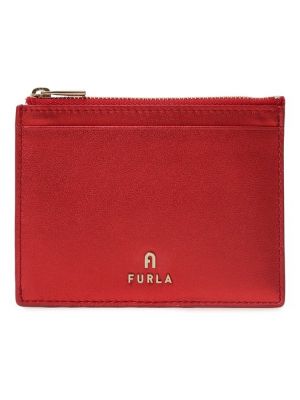 Кожаный кошелек Furla красный