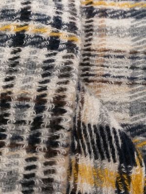 Echarpe à carreaux en tricot Faliero Sarti