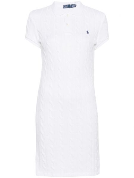 Мини рокля Polo Ralph Lauren бяло
