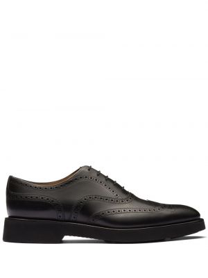 Pantofi oxford cu șireturi din piele din dantelă Church's negru