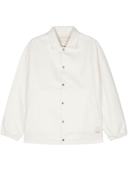 Medvilninė marškiniai Emporio Armani balta